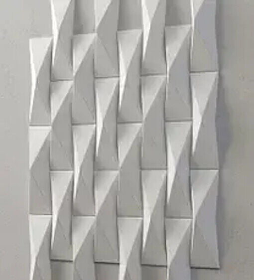 2pcs Panels Wall ABS Stone Art Plastic Mold Decor 3D Plaster Tile Form Design