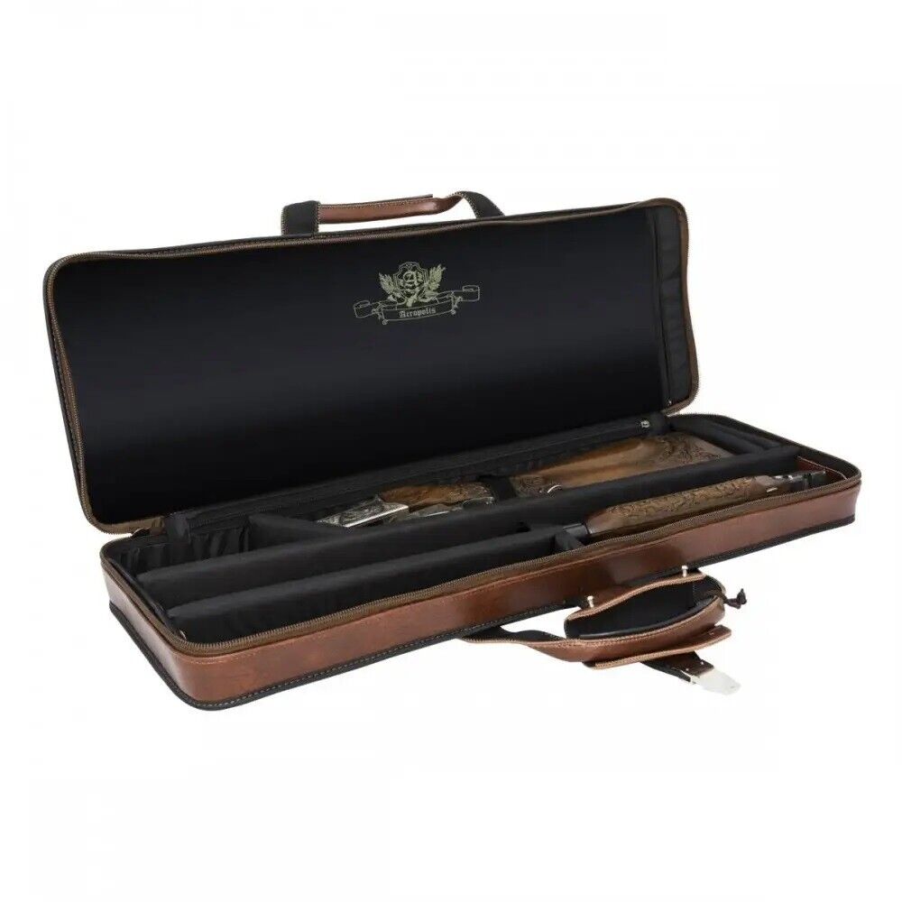 Shotgun Hunting Case Eco Leather Cover Rifle Disassemble Gun Carry Bag Gift