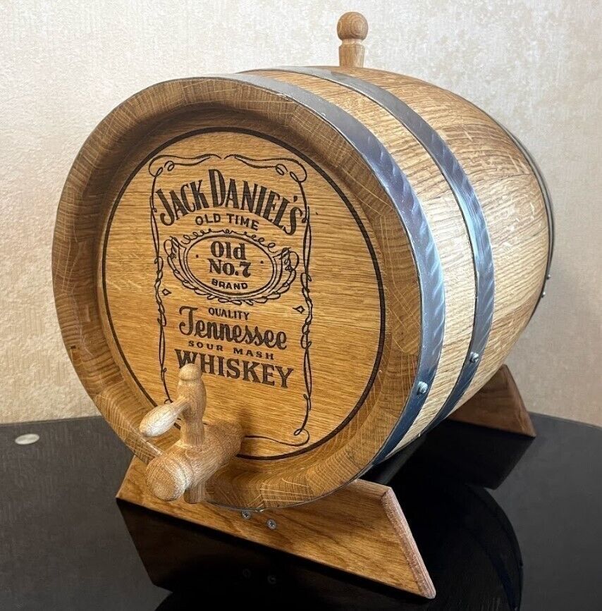 1.32 Gallon / 5L Oak Barrel Keg Brandy Wine Drinks Whisky Beer Sake Rum Bourbon