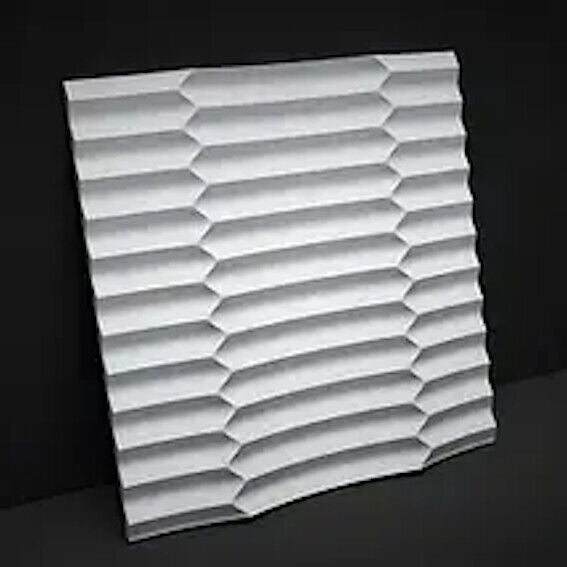 2pcs Panels Wall ABS Stone Art Plastic Mold Decor 3D Plaster Tile Form Design