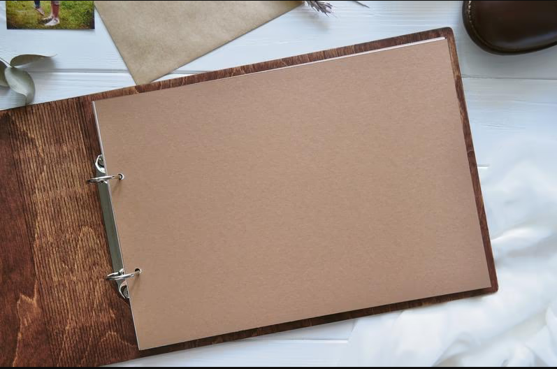NEW 2022 - Wooden Photo Album Unique Holder Wedding Photoalbum 33,5x23cm