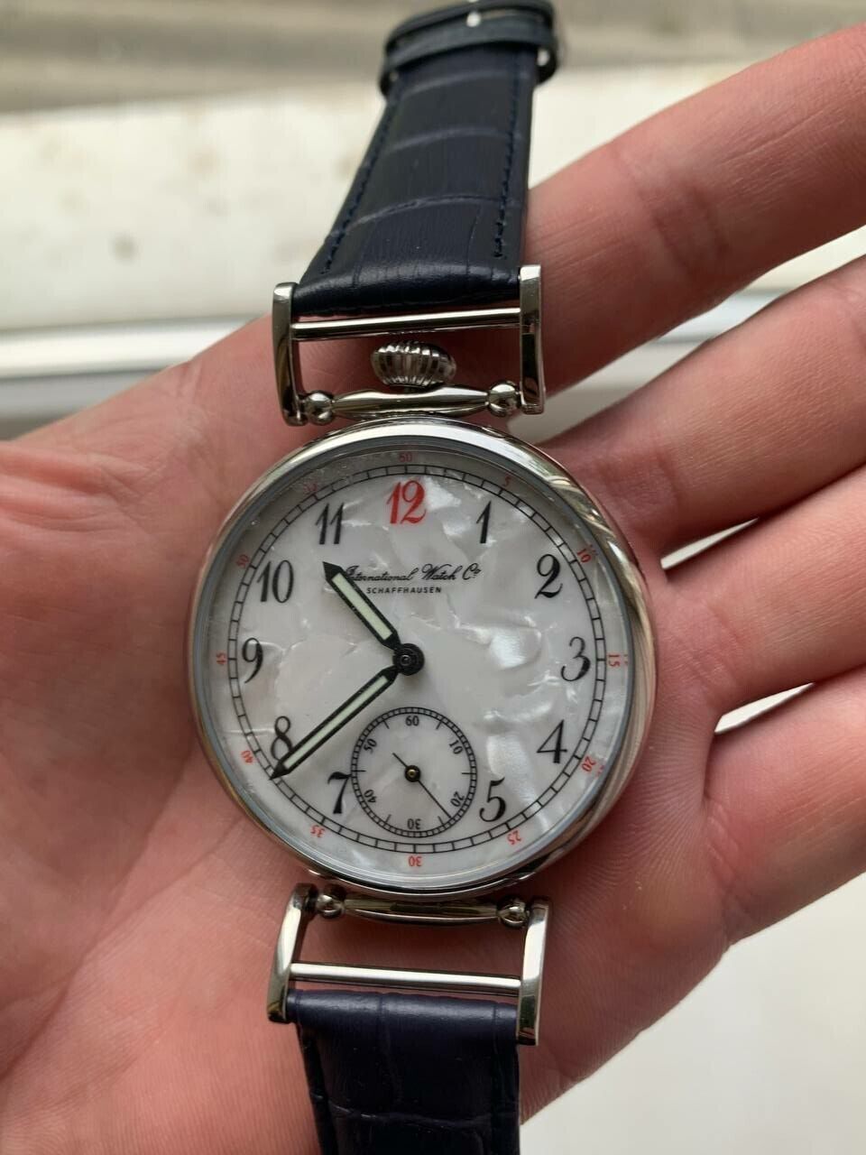 Vintage watch 18j USSR MARRIAGE Reading Rare dial Men's dresses MOLNIJA 3602