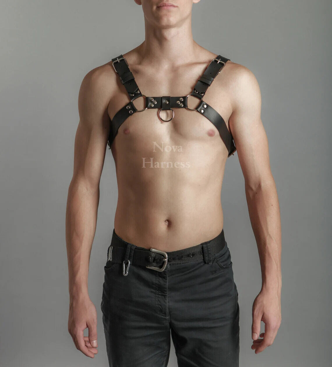 Leather Harness Men Rave Plus Size Man Ring