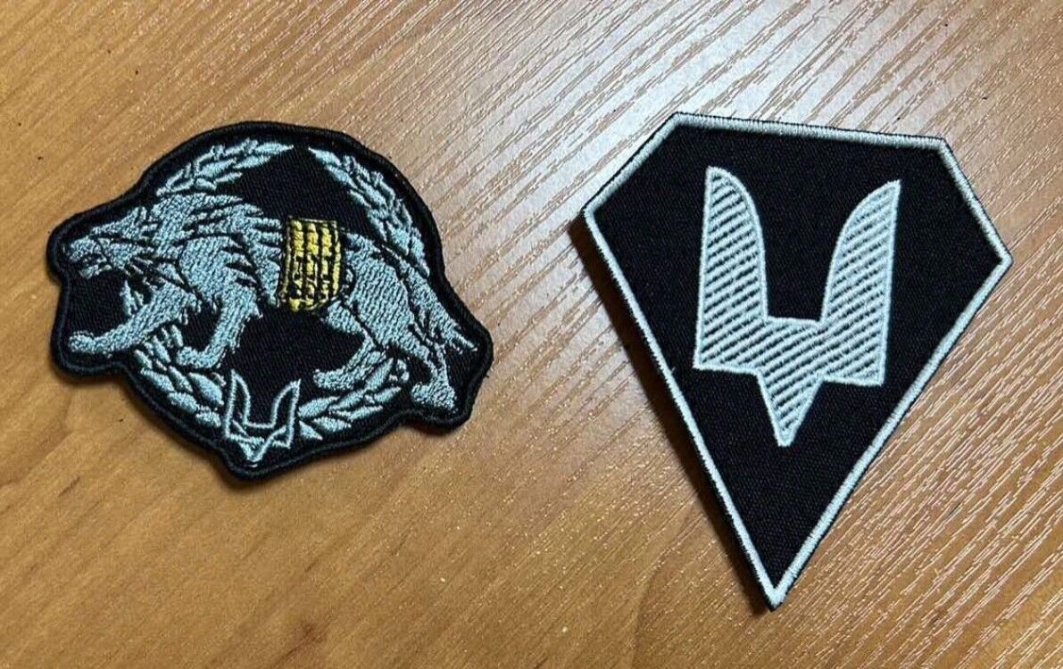 Lot of 2 - Ukraine Patch -Special operations forces Trident  Ukraine