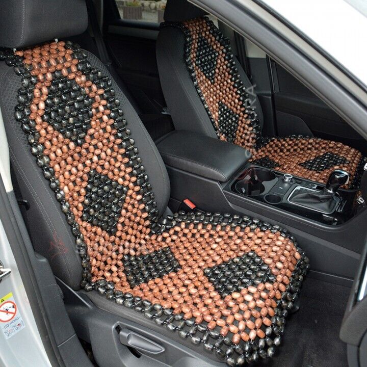 Gift Cushion Cover Therapy Wooden Beaded Massage Vehicle Car Seat Chair Rolling