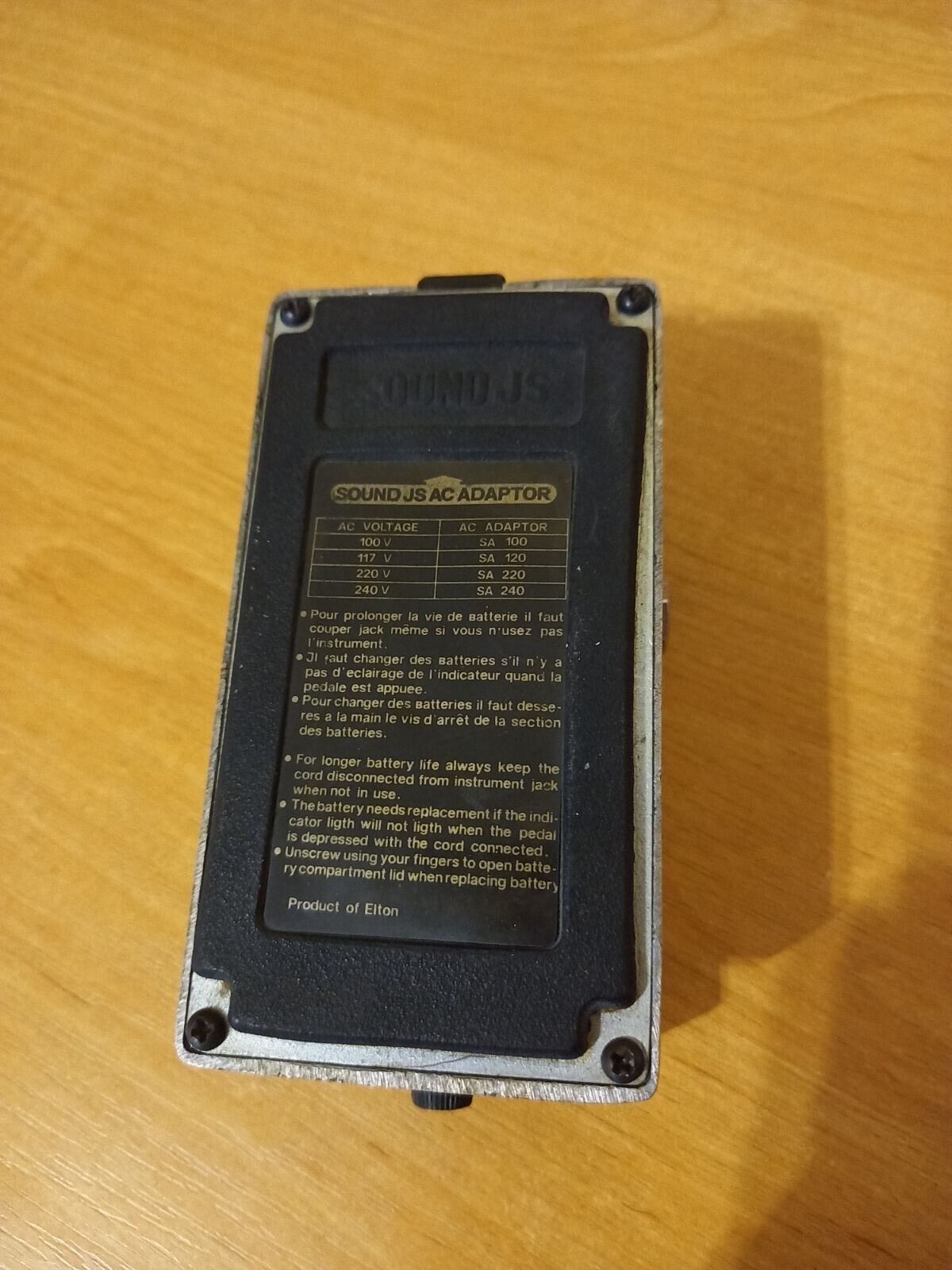 Sound JS SD-5 Super Overdrive Pedal Vintage and Rare