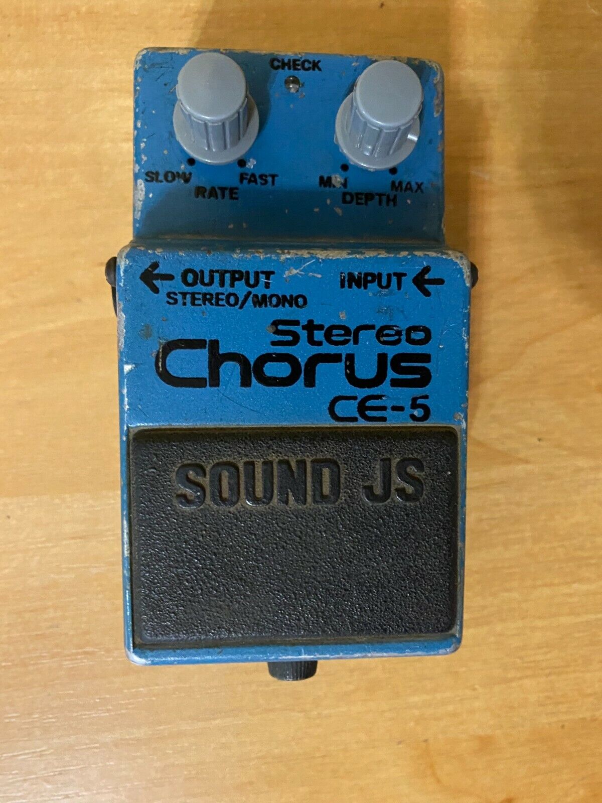 Sound JS CE-5 Stereo Chorus Pedal Vintage USSR Soviet Ukrainian 90's Rare