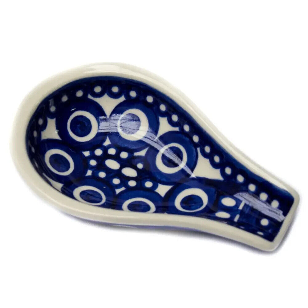 New Spoon Rest Stand Ceramic Spoon Ukrainian Ornament Hand Painted