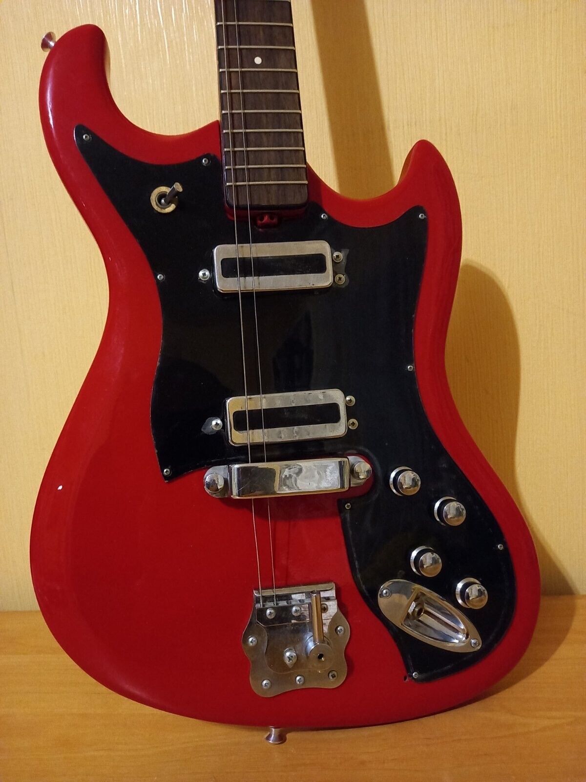 Musima Elektra de Luxe V Electric Guitar 6 String Solid Body Germany Vintage