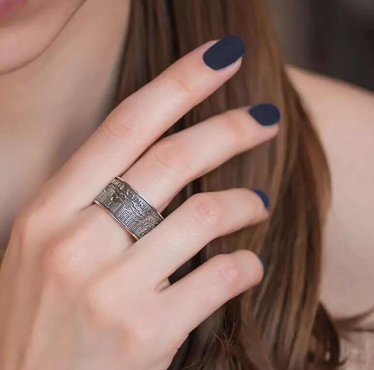 Silver 925 Ring - Ukrainian Kharkiv Unbreakable - Ukraine Jewelry Charm Харків