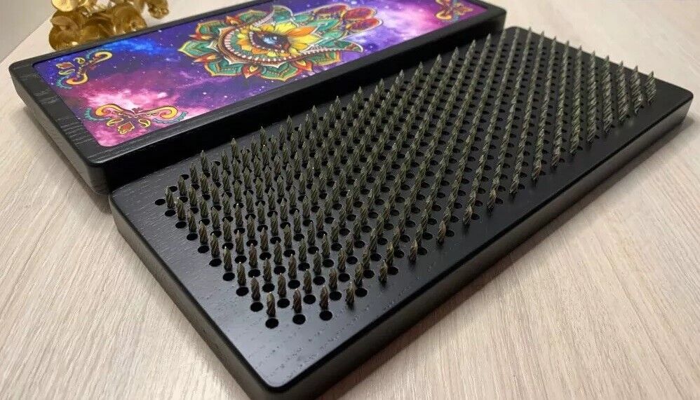 Premium Sadhu board Yoga Meditation Spiritual Hamsa NAILS Natural Wood 2023
