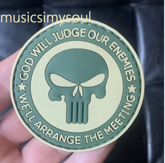Ukraine patch 3D hook and loop closure 101INC - God Will Judge our Enemies