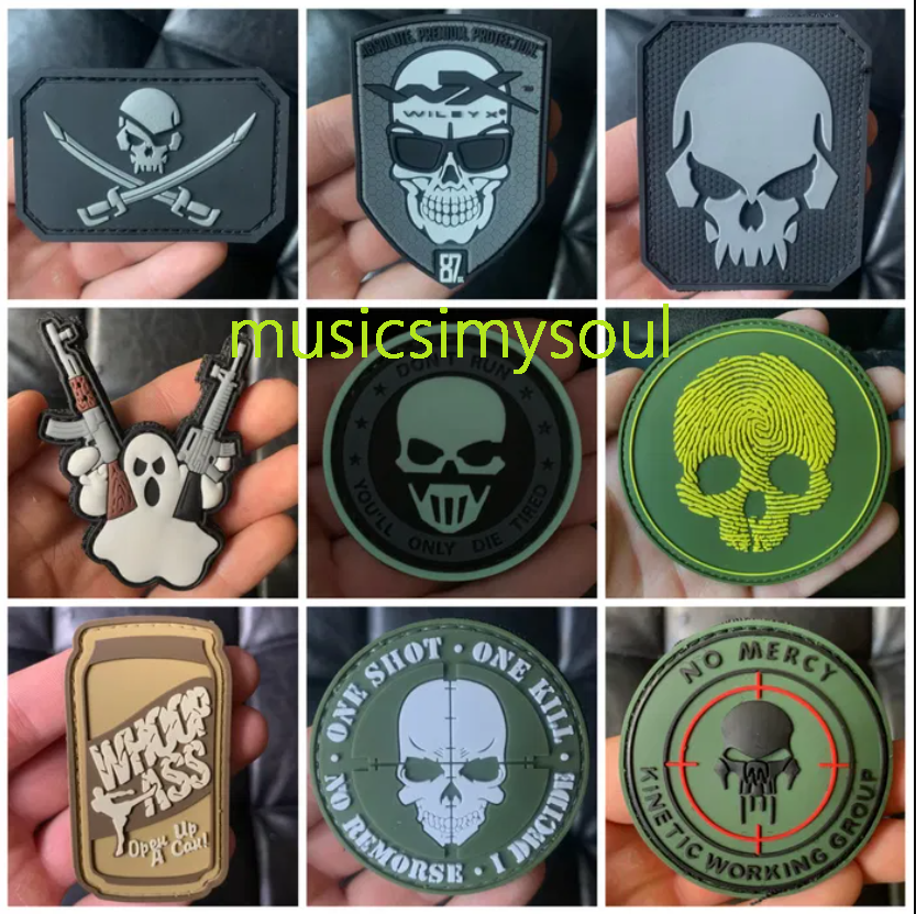 Lot of 9 - Ukraine patch 3D tactical 101INC for a bag, a jacket and a cap