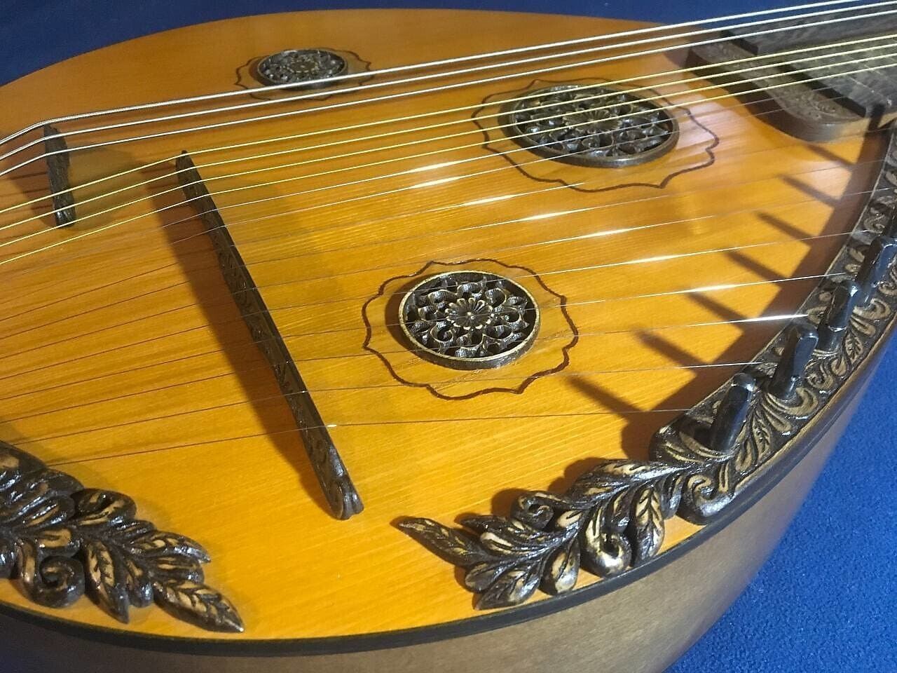 NEW Kobza Double Neck 17 String Vihuela Ukraine Lute Folk Guitar Handmade Unique