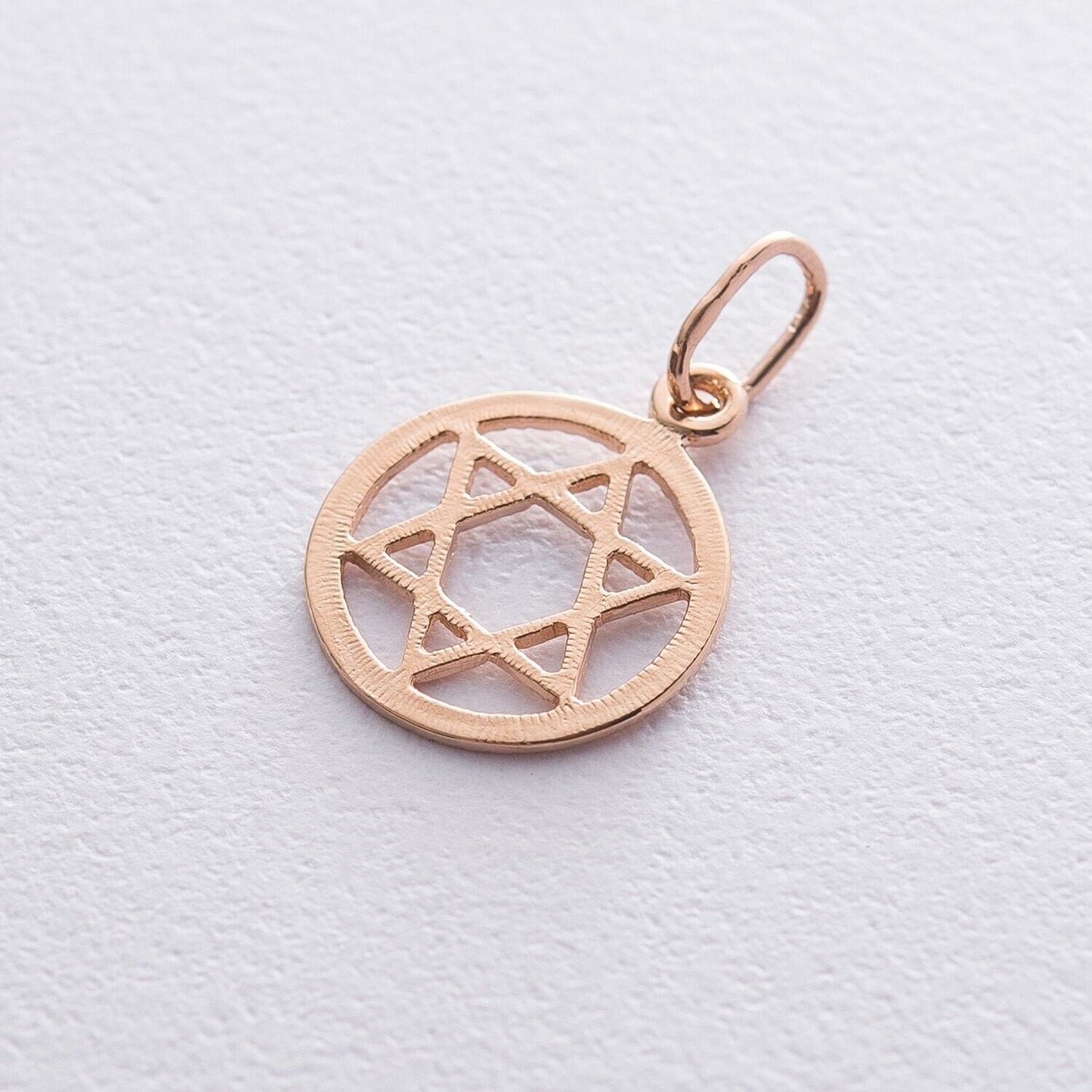 Pendant Jewish Star of David Israel Necklace Jewelry Charm 14k gold (585)