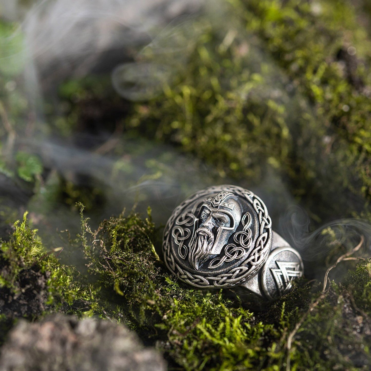Silver 925 Ring - Viking - Jewelry Charm Sizes Sterling Gift For Him Mens New