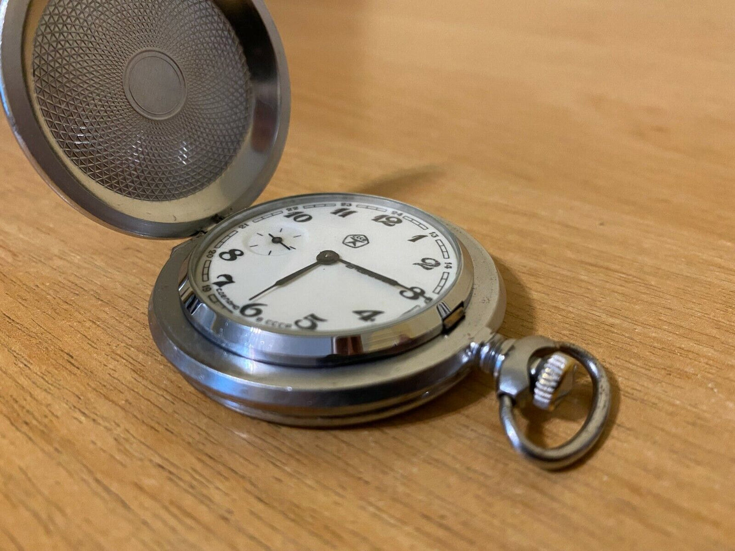 MOLNIJA USSR POCKET MENS WATCH MECHANIC SOVIET MOLNIYA
