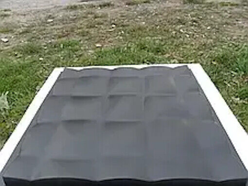 2pcs Panels Wall ABS Stone Art Plastic Mold Decor 3D Plaster Tile Form Design