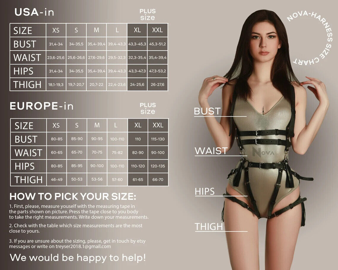 Leather Chest Harness Waist Under Bust Simple Top Rave Women Cage Bra