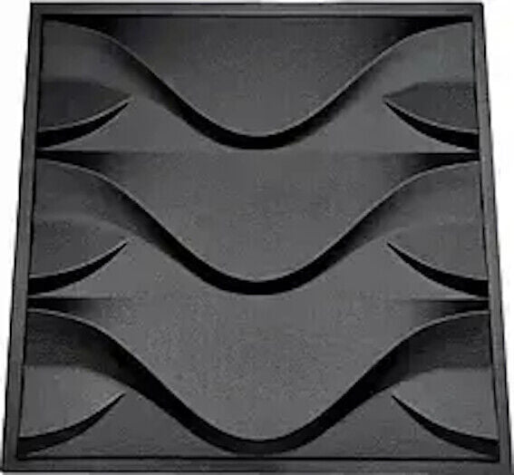 2pcs Panels Wall ABS Stone Art Plastic Mold Decor 3D Plaster Tile Form Design