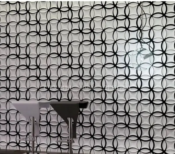 2pcs Panels Wall ABS Stone Art Plastic Mold Decor 3D Plaster Tile Form Design