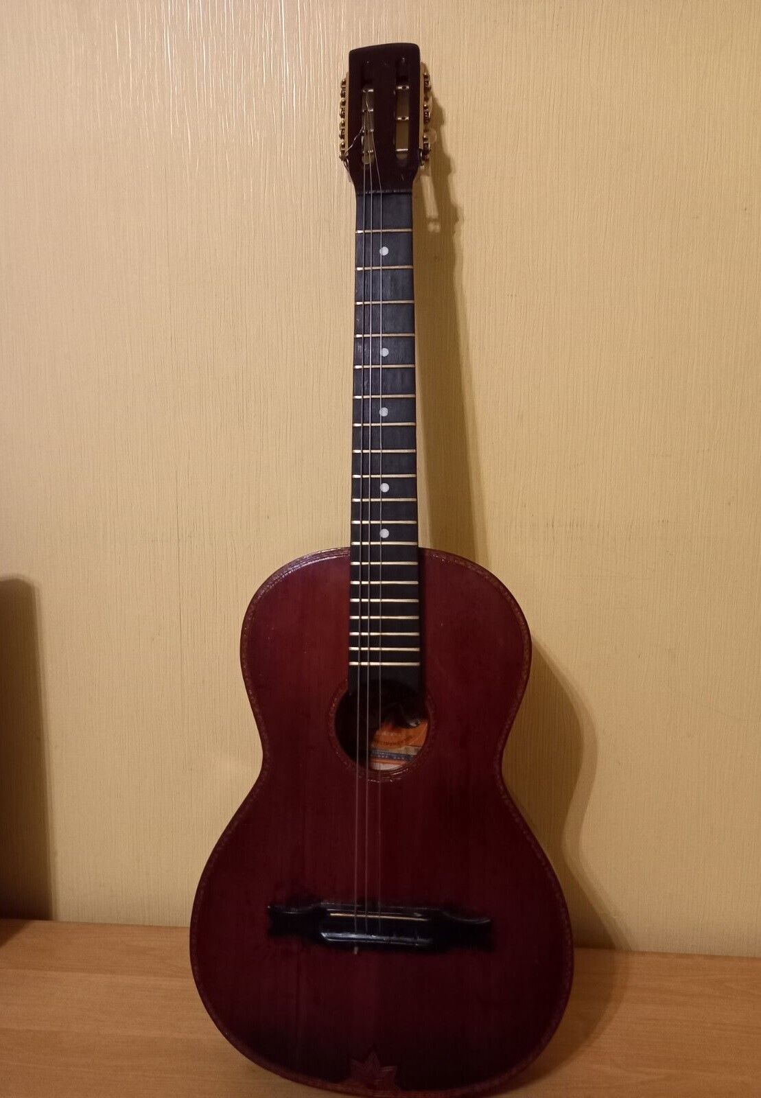 Shikhovo USSR Soviet Acoustic Guitar 7 string Russian Vintage and Rare