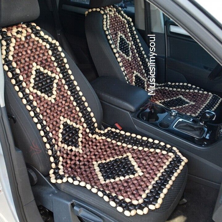 New Cushion Cover Therapy Wooden Beaded Massage Vehicle Car Seat Chair Rolling