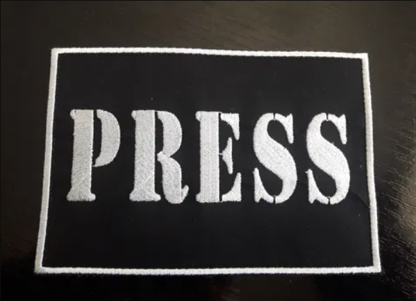 Patch - Press Пресса Преса - Size 14 x 10 cm