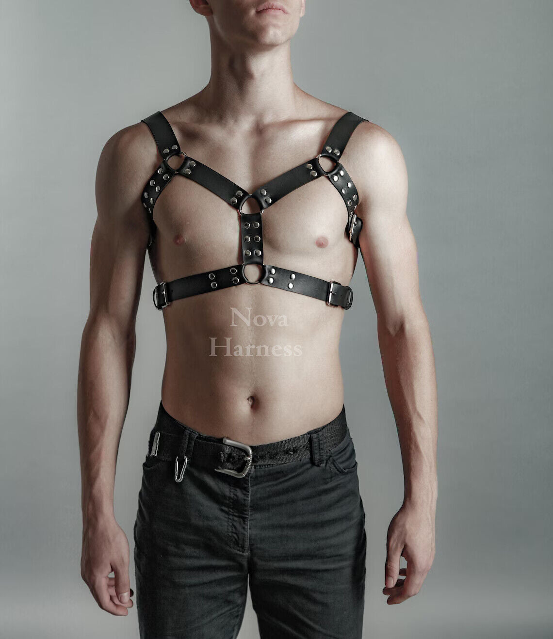 Leather Harness Men Rave Plus Size Man Festival