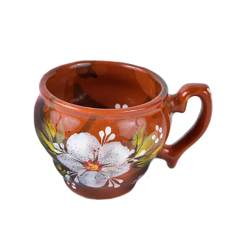 New Cup Ceramic Ukraine Hand Painted Ornament Flowers Ukrainian Decor Gift