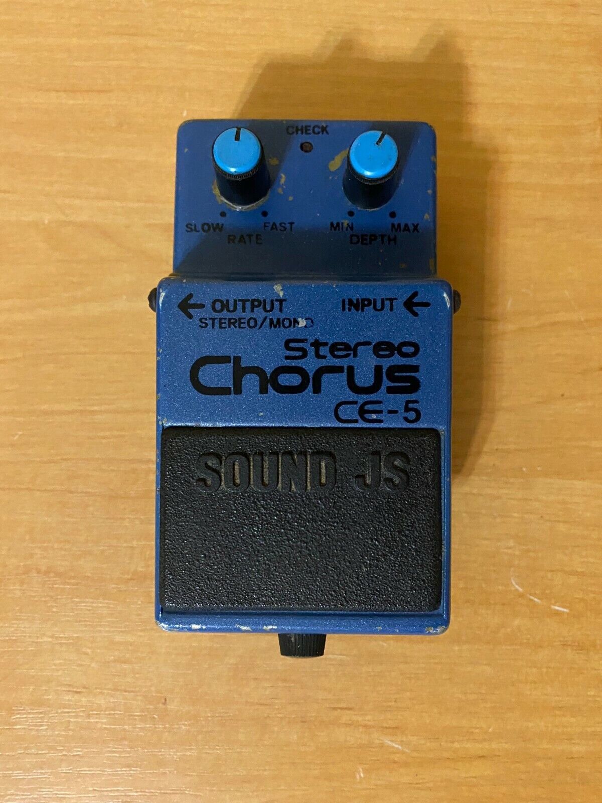 Sound JS CE-5 Stereo Chorus Pedal Vintage Ukrainian USSR Soviet Elton