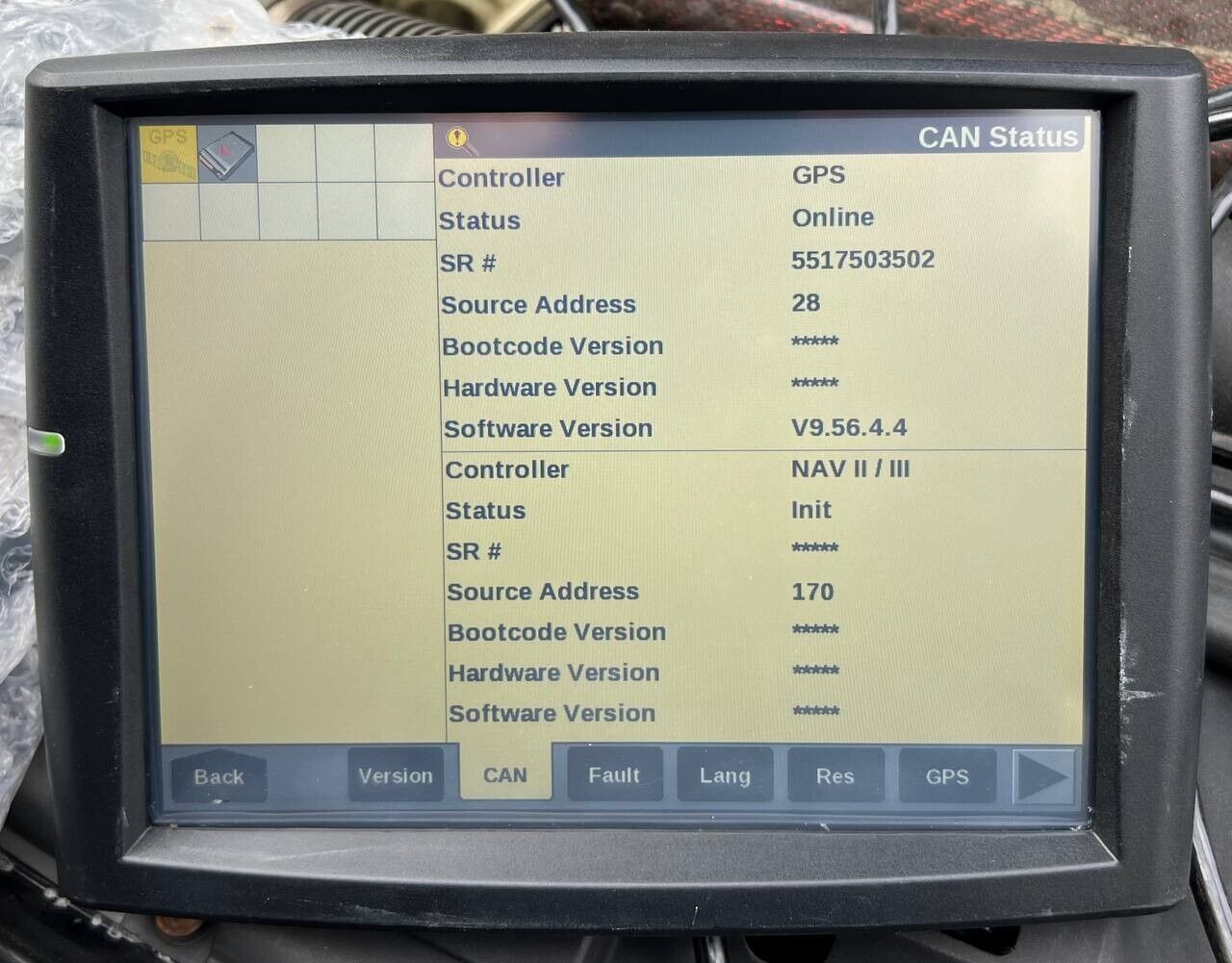 Trimble AG-372 RTX Receiver /AFS PRO 700 Display KIT/NavController III 48036776