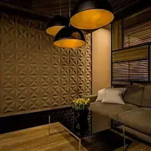 2pcs Panels Wall ABS Stone Art Plastic Mold Decor 3D Plaster Tile Form Design