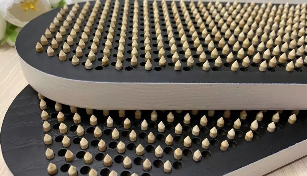Premium Sadhu board Yoga Meditation Spiritual life - Bamboo Nails - Natural Wood