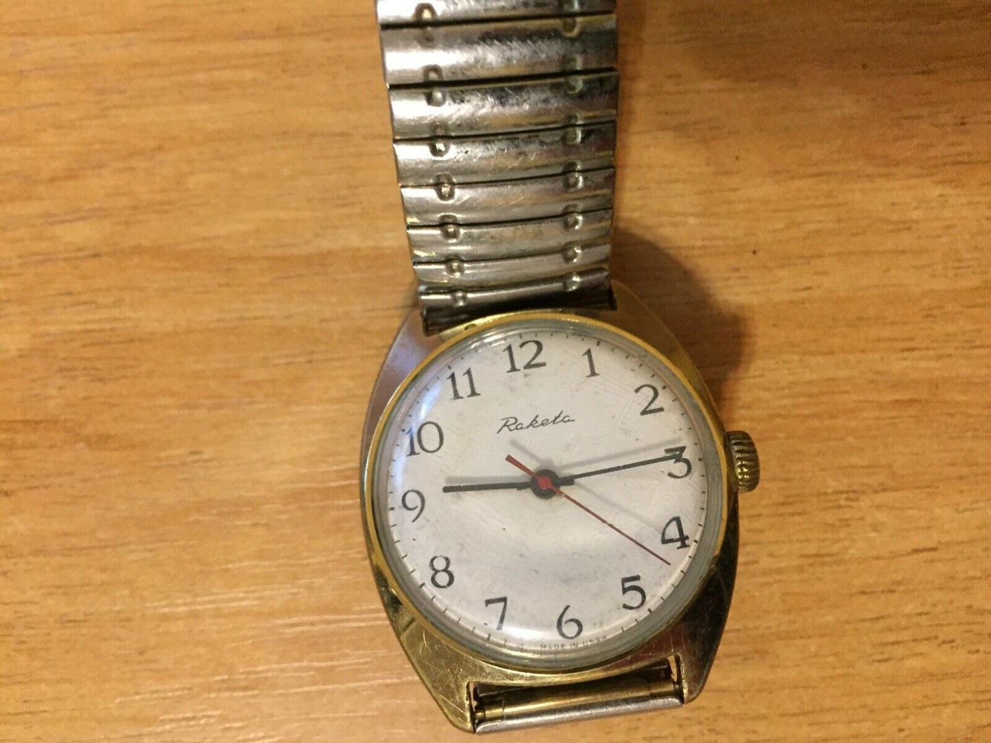 WATCH RAKETA AU10 USSR SOVIET MECHANICAL SERVICED