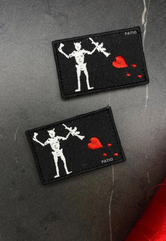 Ukraine Patch - Blackbeard Pirate Flag Morale