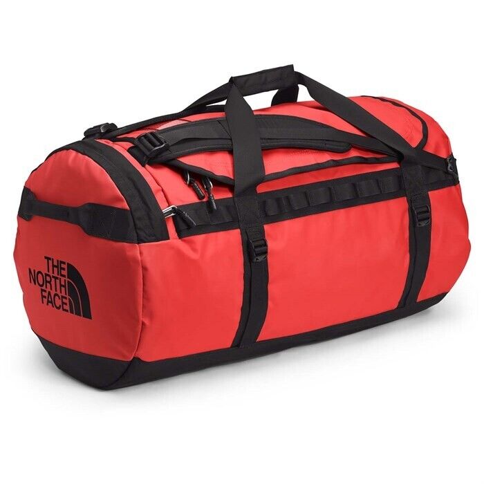 NEW The North Face Base Camp Duffel Bag Backpack 95L Red - Size L