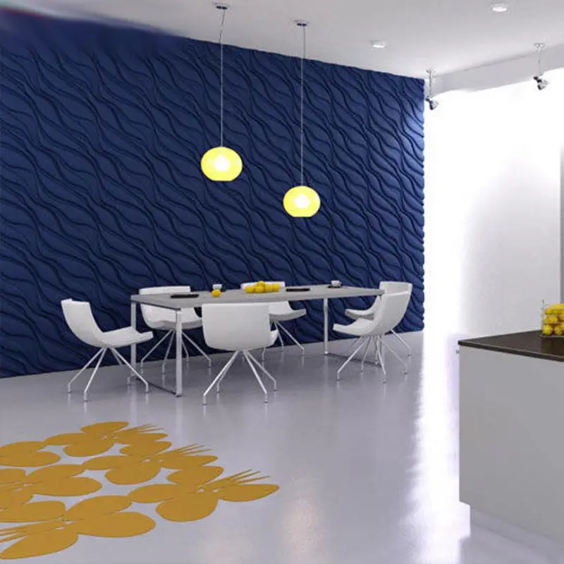 2pcs Panels Wall ABS Stone Art Plastic Mold Decor 3D Plaster Tile Form Design