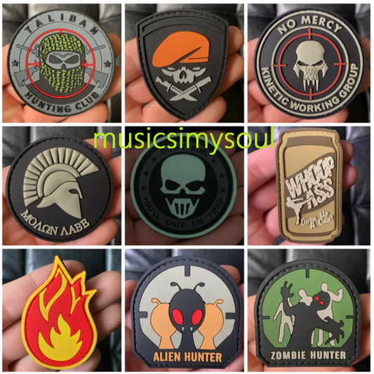 Lot of 9 - Ukraine tactical patch 3D military 101INC exclusive