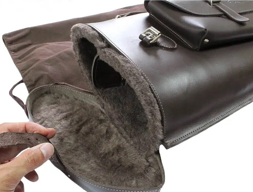 Shotgun Hunting Case Leather Cover Rifle Disassemble Gun Carry Bag Gift Winter