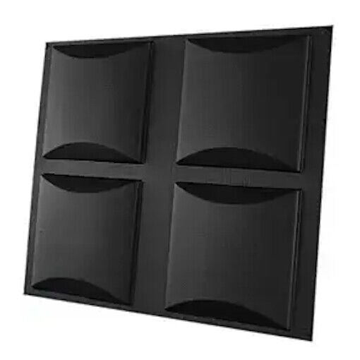 2pcs Panels Wall ABS Stone Art Plastic Mold Decor 3D Plaster Tile Form Design