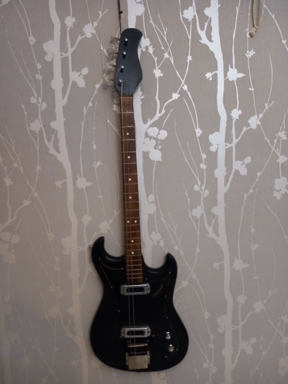 Musima V/2 Bass Guitar 4 String Solid Body Old Vintage and Rare