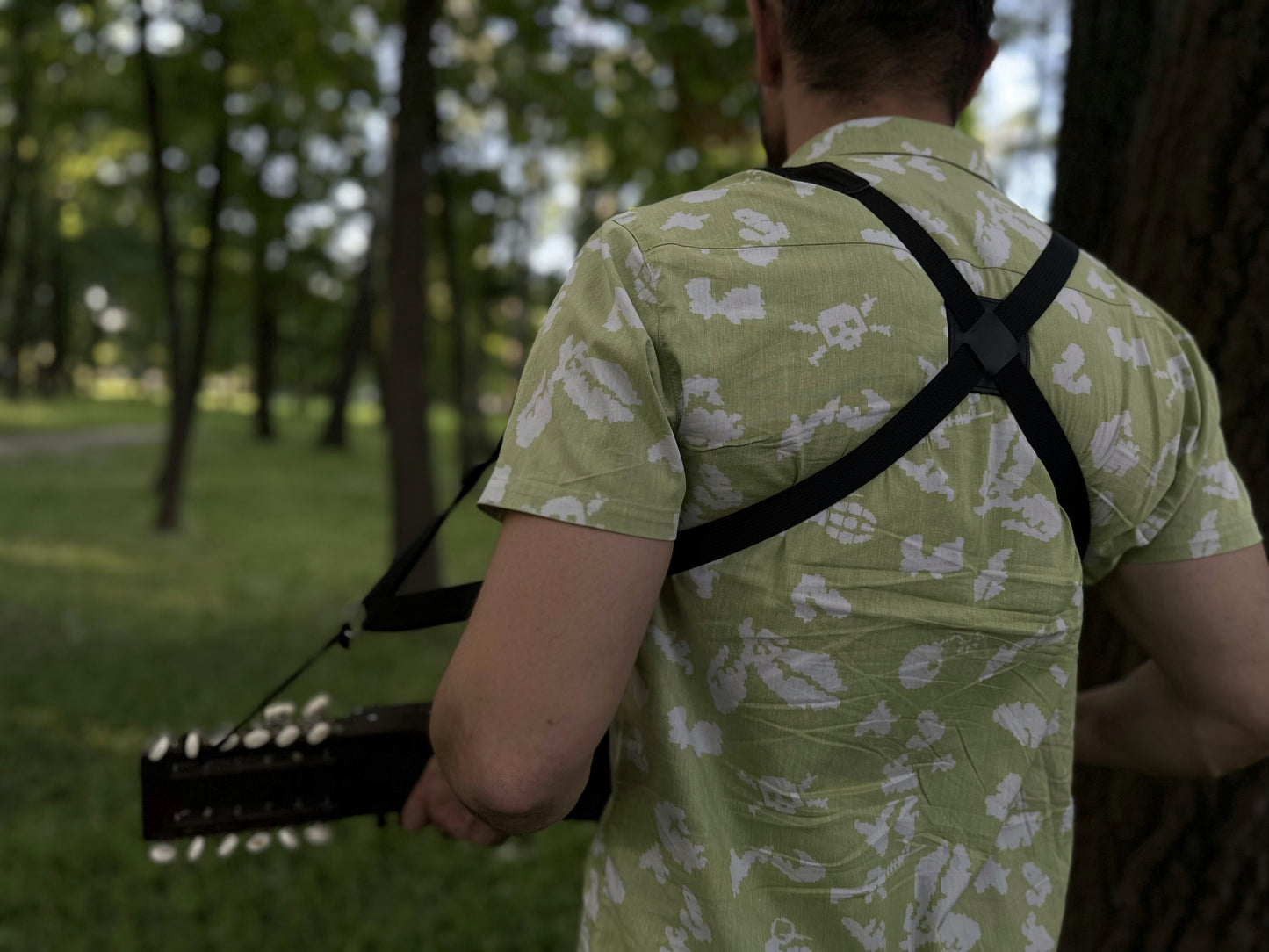 Strap Nyckelharpa, Handmade Strap, Belt Nickelharpa, Strap Musical Instrument, Exclusive strap, Shoulder Strap Nyckelharpa