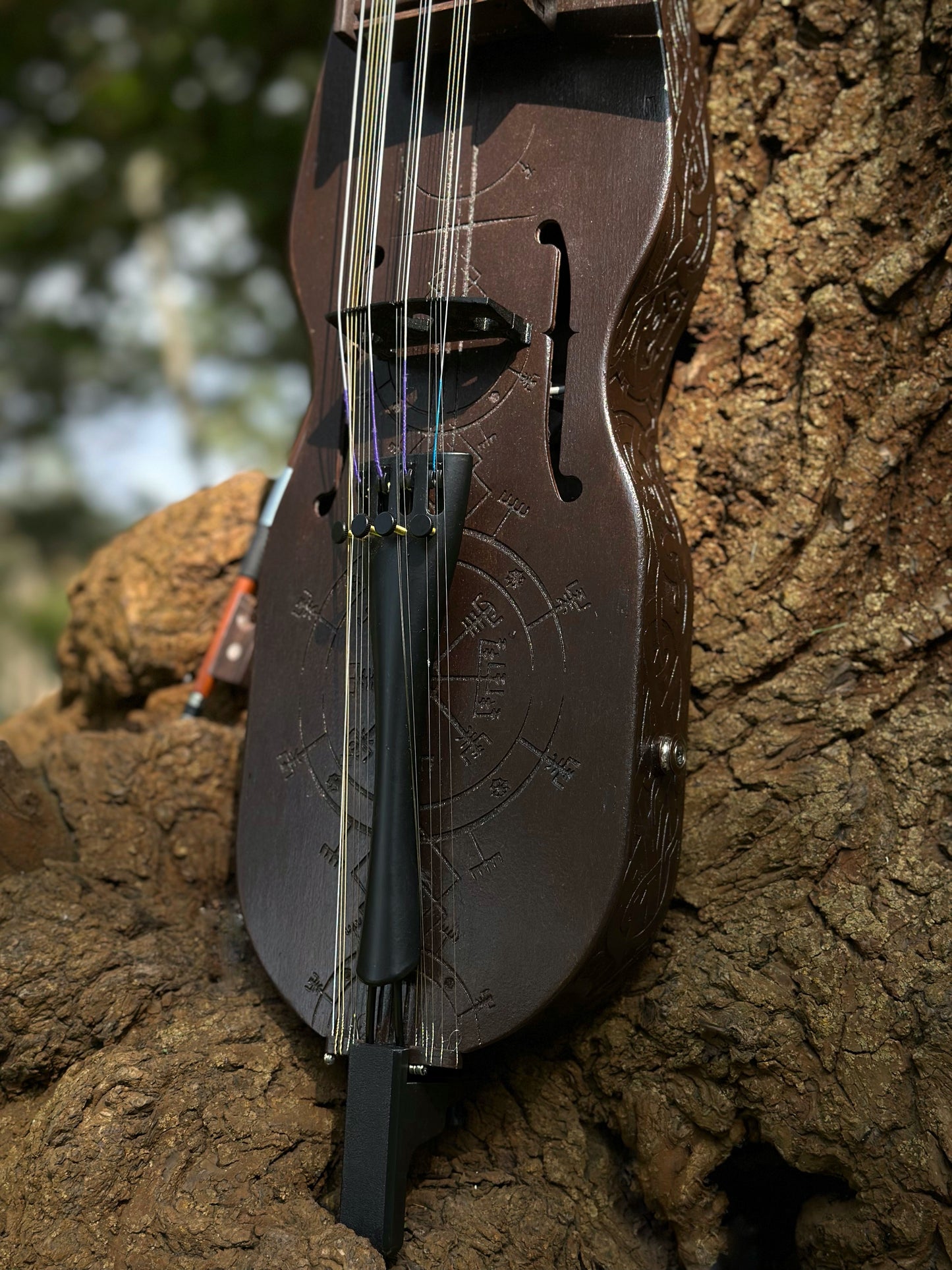Nyckelharpa, Sweden Violin bowed, Hurdy Gurdy, Keyed Fiddle, Moraharpa, Viola, Esseharpe, Tagelharpa, Handmade Electric-Acoustic Nyckelharpa