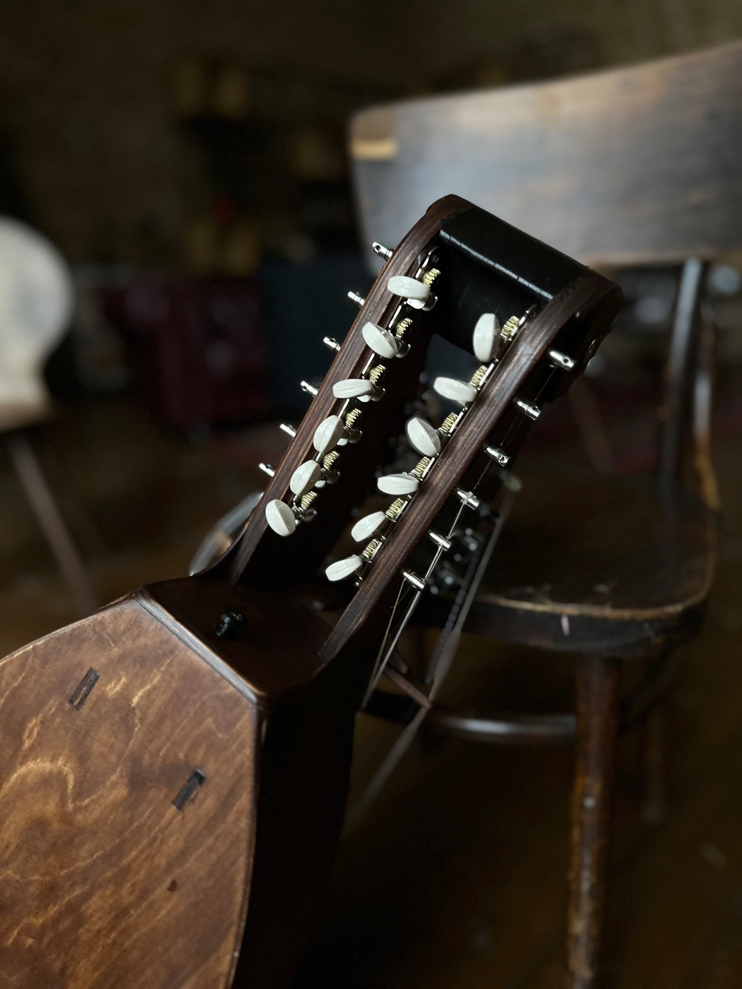 Hurdy-Gurdy, 20-String Hurdy Gurdy, Handmade Hurdy Gurdy, Wooden Hurdy Gurdy, Lyre Instrument, Model Premium, Handcrafted Hurdy Gurdy