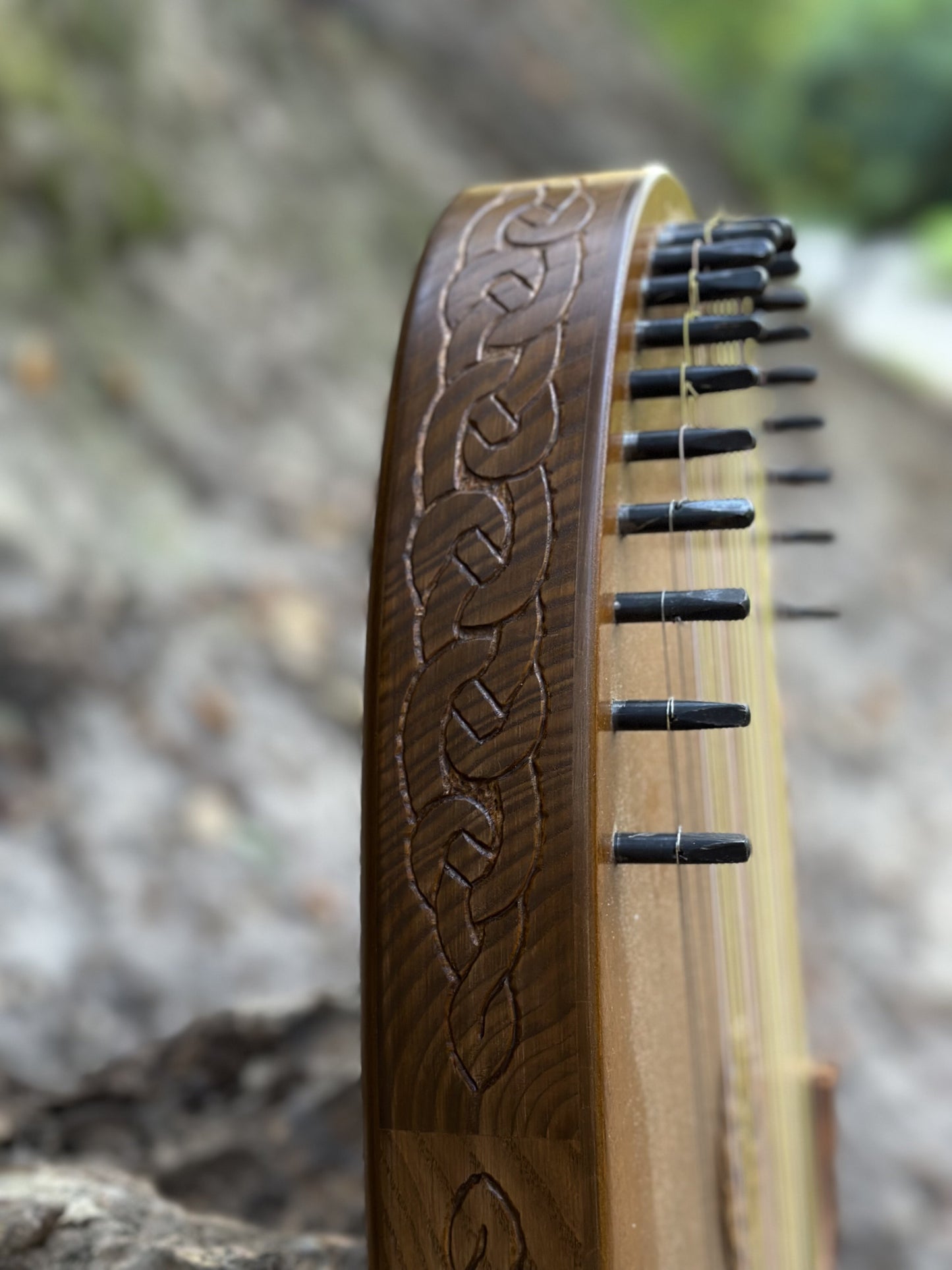Reverie Harp, Wood Musical Instrument, Therapy Harp, Handmade Harp, Gift for him, Gift for her, 22 string, Lyre, Ethnic Lyre, Exclusive Harp