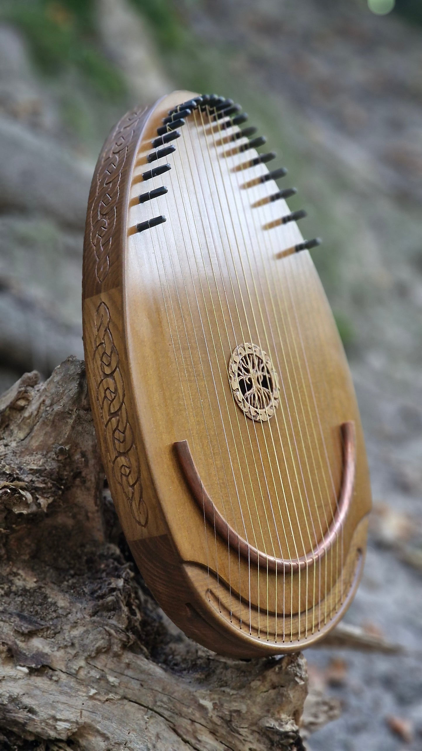 Reverie Harp, Wood Musical Instrument, Therapy Harp, Handmade Harp, Gift for him, Gift for her, 22 string, Lyre, Ethnic Lyre, Exclusive Harp