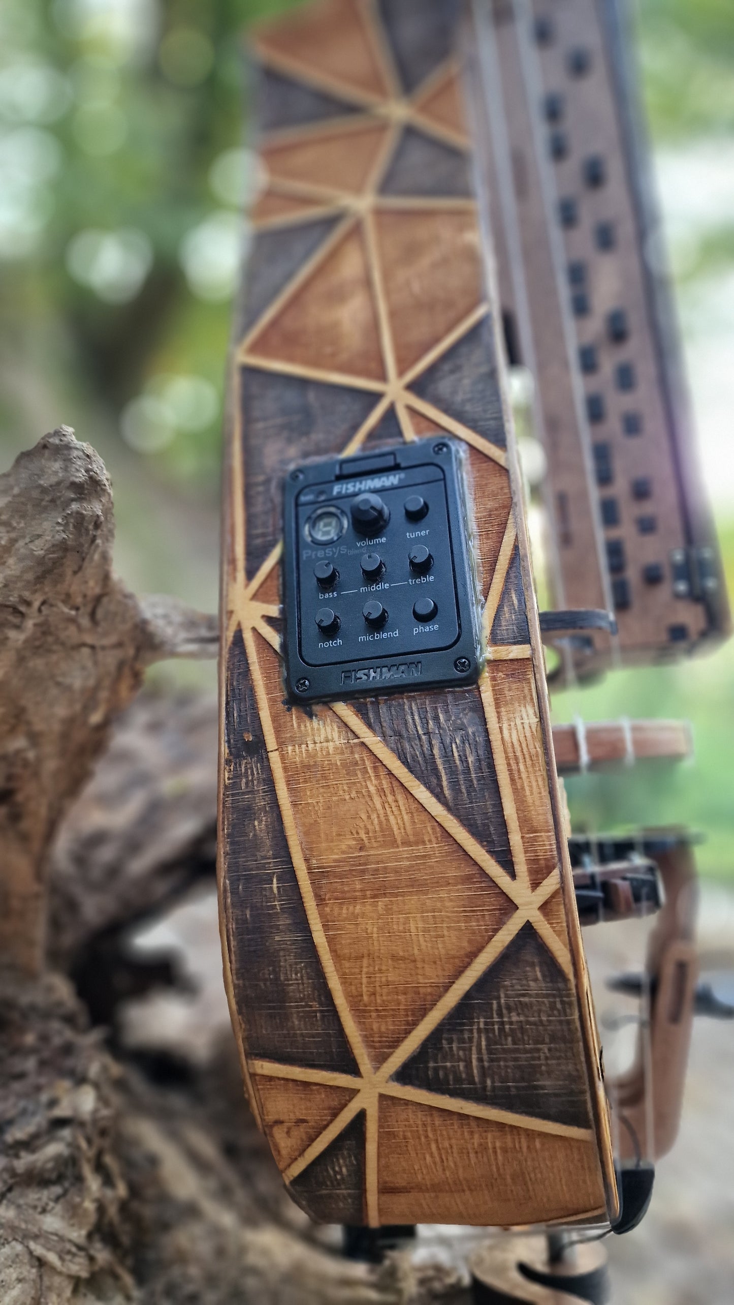 Hurdy-Gurdy, Hurdy-Gurdy with Pickup, Wooden Hurdy Gurdy, Handmade Hurdy Gurdy, 6 String Hurdy Gurdy, Lyre instrument, 24 keys, Lyre gift