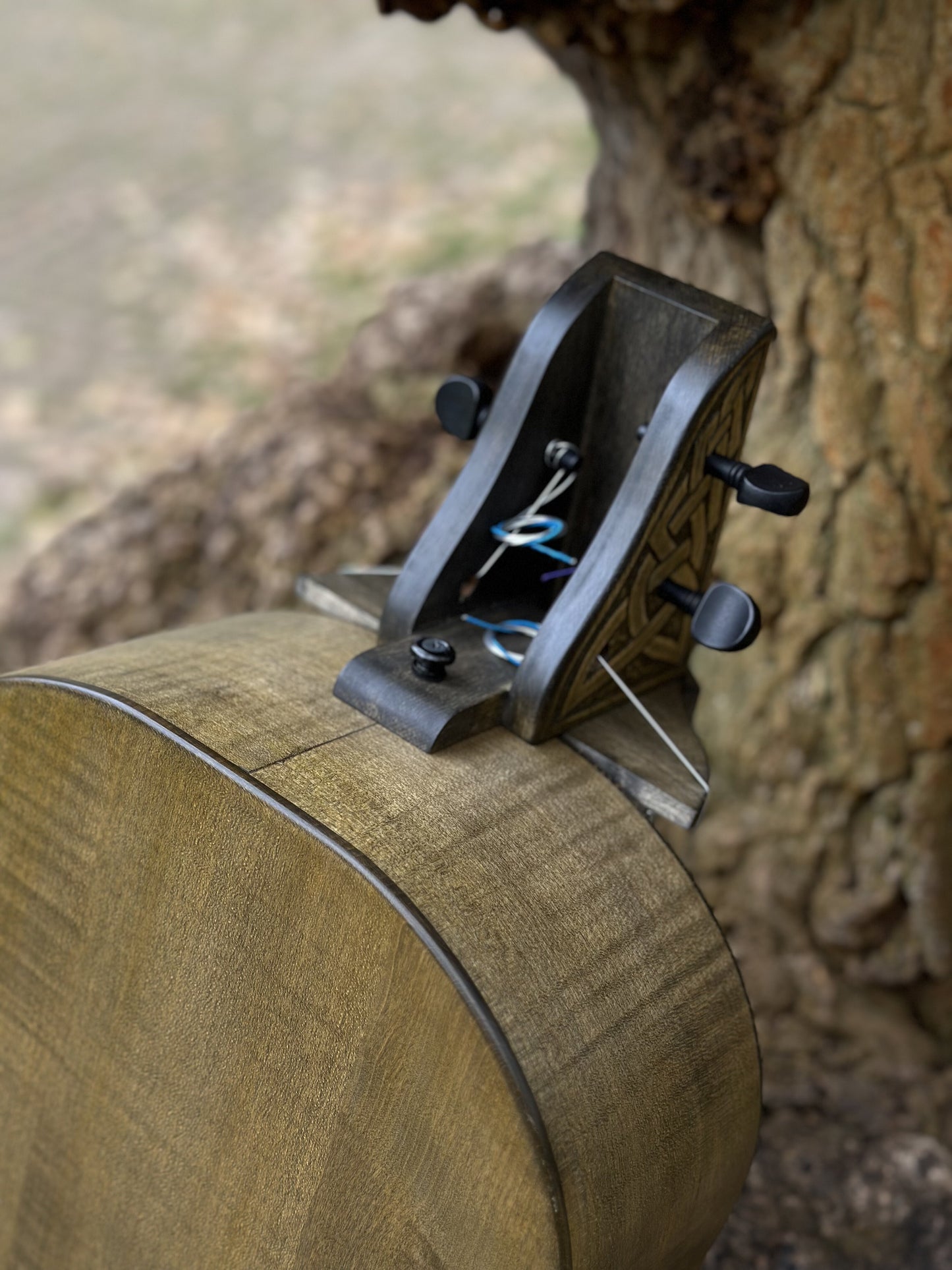 Hurdy-Gurdy, Wooden Hurdy Gurdy, Handmade Hurdy Gurdy, 4-String Hurdy Gurdy, Lyre instrument, 17 keys, Hurdy-gurdy gift, Ethnic instrument
