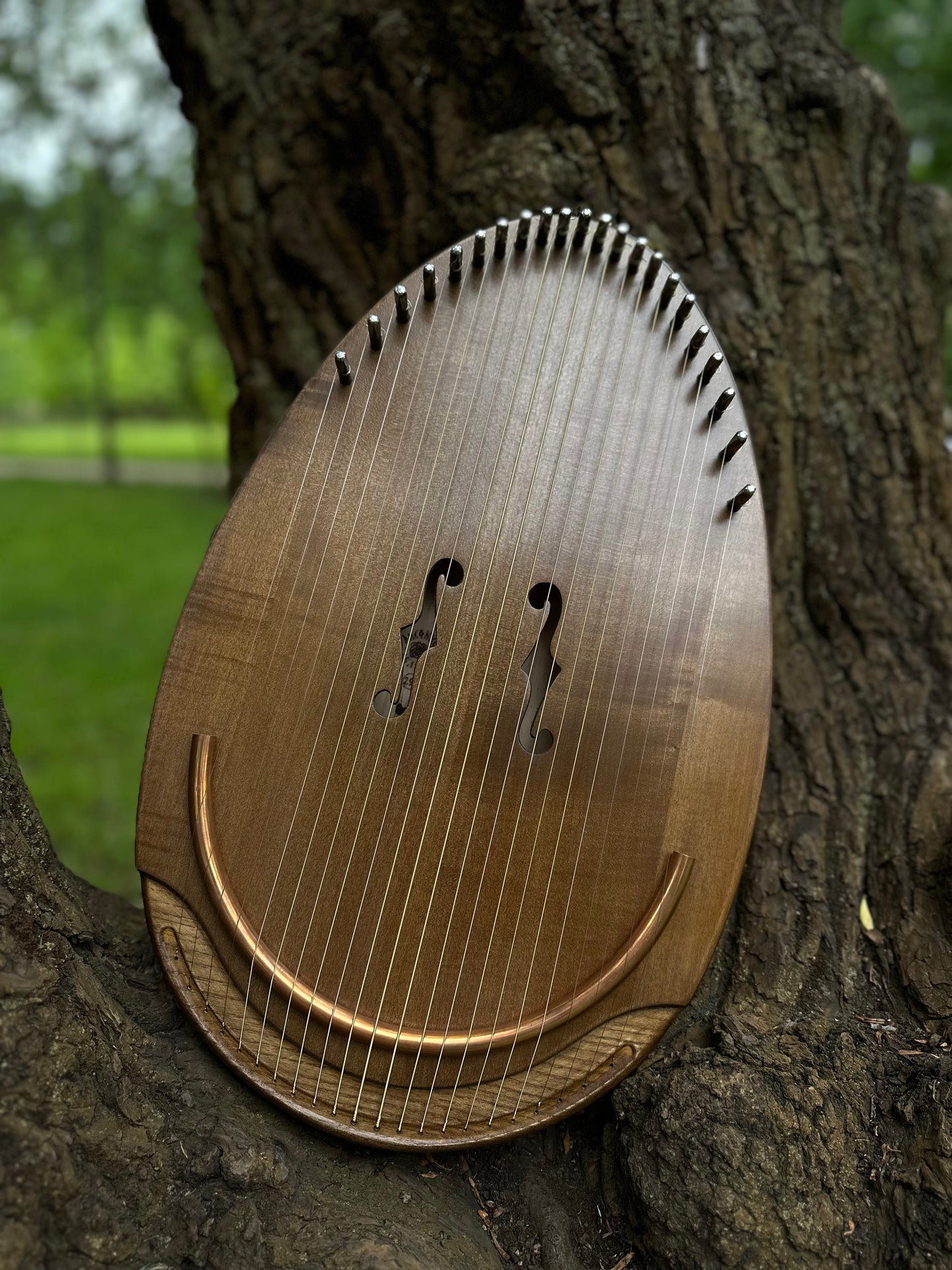 Reverie Harp, Wood Musical Instrument, Therapy Harp, Handmade Harp, Gift for him, Gift for her, 22 string, Lyre, Ethnic Lyre, Exclusive Harp